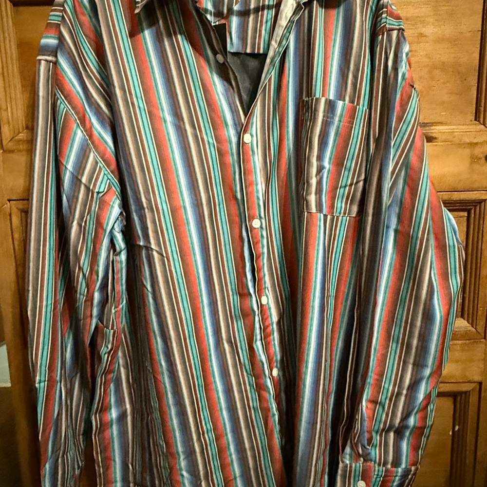 Multicolor Striped Men's Shirt